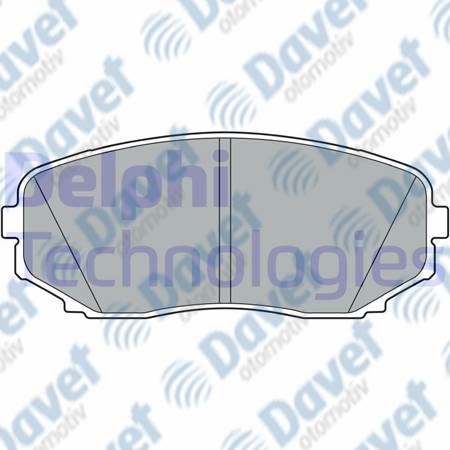 DELPHI LP3399 Balata Fren On Mitsubishi L200 2.2 Di-D 19-